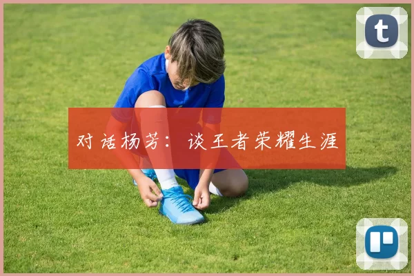 对话杨芳：谈王者荣耀生涯